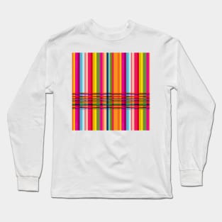 Crossed Stripes Long Sleeve T-Shirt